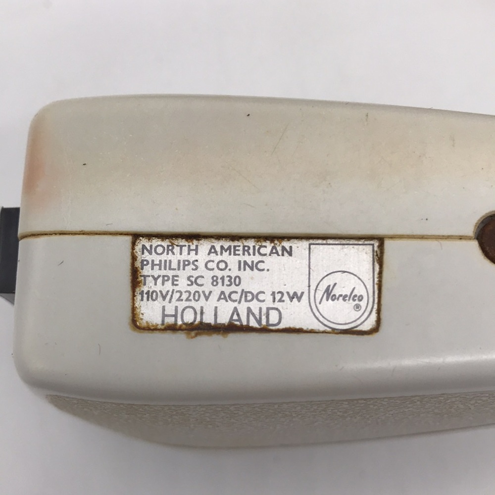 Vintage NORELCO Triple Header Electric Razor In Case Pop-up Trimmer SC-8130 - Picture 4 of 14
